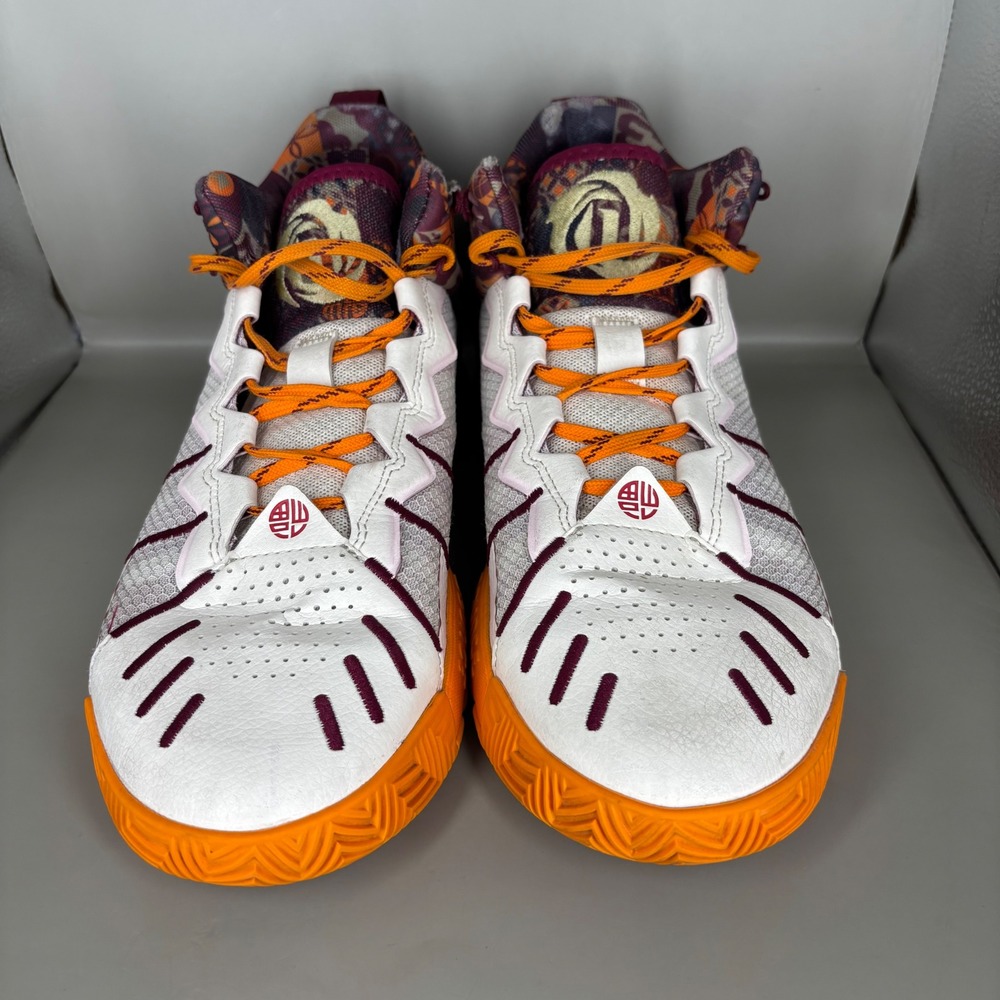 Adidas D Rose Son of Chi 2.0 Basketball Shoe White Orange Purple GY9002 Mens 8.5 - Picture 2 of 8